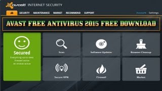 Avast Antivirus 2015 FREE DOWNLOAD [upl. by Llorrac]