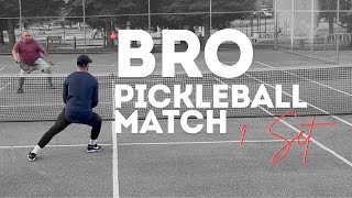 Round 2  Pickleball Mens Singles  30 Noob Series  Bros Match  1 Set Battle  Aug 2024 [upl. by Riccio]