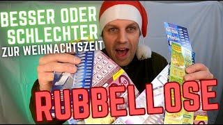 Rubbellose Jackpot zur Weihnachtszeit  MEHR oder WENIGER GEWINN 🤬🤬🤬🤬 [upl. by Aicineohp]