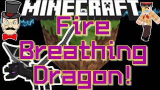 Minecraft Mods  Ride FIRE BREATHING Ender DRAGON Mod [upl. by Rekrap]