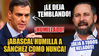 💥PALIDECE el Congreso💥 SÁNCHEZ INTENTA HUNDIR a ABASCAL y ACABA HUMILLADO por VOX HOY [upl. by Flory948]