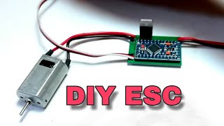 How to make a brushed motor ESC  Electronic Speed Controller [upl. by Cordeelia632]