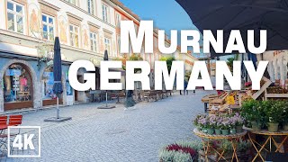 Murnau am Staffelsee GERMANY • 4K 60fps ASMR Real Time Virtual Walking Tour [upl. by Ahsram]