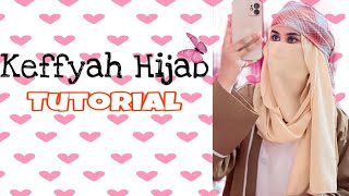 Saudi Keffyah Hijab Tutorial  Saudi Hijab  with Falak  🫶🏻💕 [upl. by Niarda]