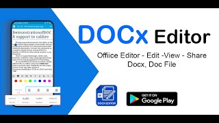 Word Editor Docx Editor amp Viewer [upl. by Belvia]