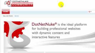 Dotnetnuke DNN Tutorial  How to install DotNetNuke on your computer  Video 1 [upl. by Ilime]