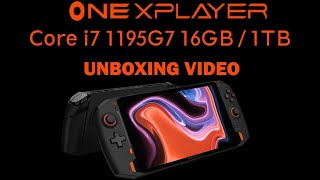 UNBOXING  OneXPlayer One XPlayer Core i7 1195G7 16GB  1TB  UNBOXING [upl. by Aleik806]