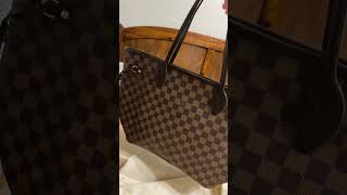 Unboxing LV Neverfull MM Damier Ebene [upl. by Geof]