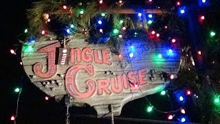 Jingle Cruise Night Time Ride Through POV Christmas Jungle Cruise Magic Kingdom Walt Disney [upl. by Anabella]