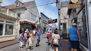 Walking Cape Cod  Provincetown Commercial Street amp Pier [upl. by Zaob]