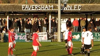 Faversham Town v Whitstable Town  Jan 2015 [upl. by Storm]