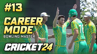 BOWLING MASTER  CRICKET 24 CAREER MODE 13 [upl. by Aidnis]