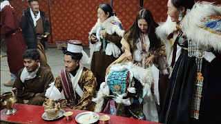 Traditional Ladakhi wedding Tsewang Gurmet weds Tsewang Dolker [upl. by Arbua]