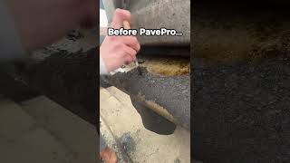 Its not hard to see PavePro works better than other asphalt removers at breaking down hardened mix [upl. by Christi]