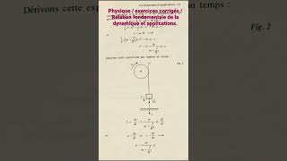 Relation fondamentale de la dynamique et applicationsexercices corrigés Physique Bac 2024 [upl. by Kuehn66]