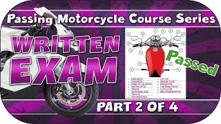 Passing The Motorcycle Written Exam [upl. by Morena244]