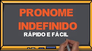 PRONOME INDEFINIDO  Interpretação de textos  Fácil I Português Online [upl. by Aramaj]