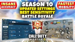 The MOST BALANCED SETTINGS For Battle Royale  COD Mobile  Season 10 BEST SENSITIVITY For BR 2023 [upl. by Sudhir]