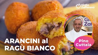 ARANCINI al RAGÙ BIANCO la RICETTA dello CHEF STELLATO PINO CUTTAIA😍✨ [upl. by Ibrab835]