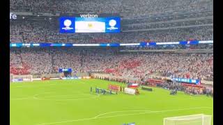 ARGENTINA VS CHILE  COPA AMERICA 2024  NATIONAL ANTHEM [upl. by Aryt]