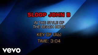 The Beach Boys  Sloop John B Karaoke [upl. by Uzia]