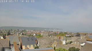 11th May  Northern Lights visible  Hot Sunny day  Swanage Webcam Timelapse [upl. by Oicnedif]