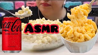 ASMR MAC amp CHEESE MUKBANG No Talking EATING SOUNDSCheesiest mac n cheese [upl. by Eillom199]