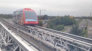 Birmingham Airport BHX UK Monorail Air Rail Link [upl. by Sedinoel]