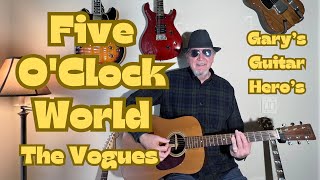 quotFive Oclock Worldquot Simplified Beginner Acoustic Guitar Lesson guitarlessons [upl. by Mars]