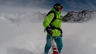 Skiing Sölden Austria 2016 [upl. by Eseilenna]