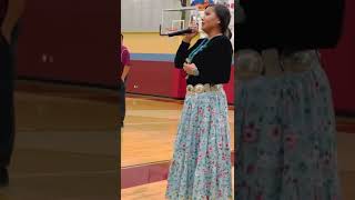 National Anthem in Navajo  Talibah Begay [upl. by Gerbold]