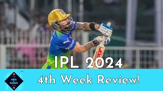 IPL 2024 Fourth Week Review MS Dhoni undefeated Kohli fined while SRH break batting records [upl. by Eilrak]