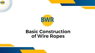 Basic Construction of wire ropes [upl. by Freida579]