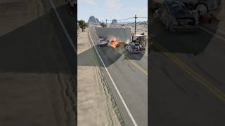 Realistic Highway Car Crashes 54  beamngdrive [upl. by Aziar]