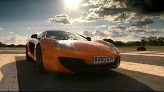 McLaren MP412C vs Ferrari 458  Top Gear [upl. by Thacker]