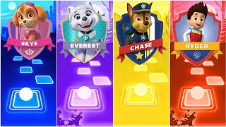 PAW PatrollThe Mighty Movie  Chase 🆚 Skye 🆚 Everest 🆚 Ryder 🎶Who Will Win [upl. by Mosra]