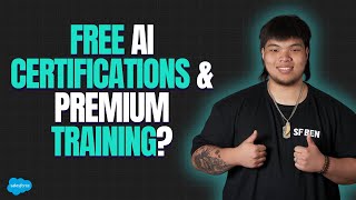 Salesforce to Offer FREE AI Certifications amp Premium Training [upl. by Pollock]