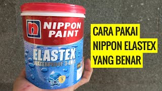 Full Cara Menggunakan Cat Nippon Paint Elastex 3IN1 Untuk Pemula [upl. by Paymar708]