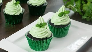 Chocolate Mint Cupcakes Recipe [upl. by Chansoo177]