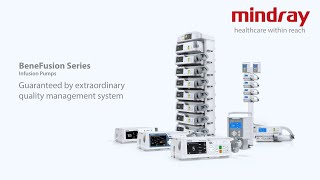 Mindray BeneFusion Series Syringe Pumps  Redefining SAFE Infusion [upl. by Hughett77]