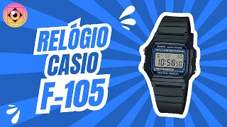 Parece CASIO F91w mas não é Relógio Casio f105w [upl. by Eahs]