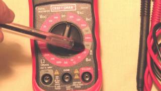 How to use a Multimeter for beginners  KK4WW [upl. by Bullough465]