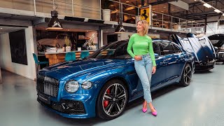 Supercars spotten bij Thijs Timmermans  ASMR in een Bentley Flying Spur 🤤 [upl. by Lebanna]