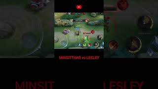 MINSITTHAR vs LESLEY  MLBB shorts mobilelegends [upl. by Izak]