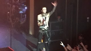 Andy Biersack Fight Heckler During Vancouver Show [upl. by Nilak]