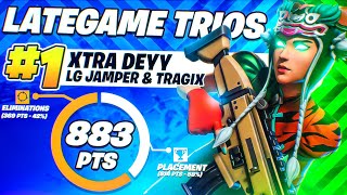 1ST PLACE in LATE GAME TRIOS CUP 🏆 w Tragix amp Jamper [upl. by Adias]