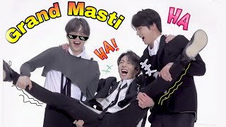 BTS grand masti GAME  part3  hindi dub [upl. by Llenroc169]