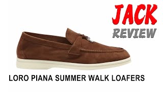 LORO PIANA SUMMER WALK LOAFERS SUEDE GOATSKIN UNBOXING REVIEW [upl. by Lemrej]