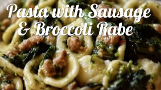 Orecchiette with Sausage and Broccoli Rabe – A Hearty and Flavorful Pasta Dish [upl. by Najtsirk177]