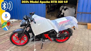 Finally Unboxing 2024 TVS Apache RTR160 4V With New Updates amp Price 👑  2024 Tvs Apache RTR160 4V [upl. by Tegirb718]